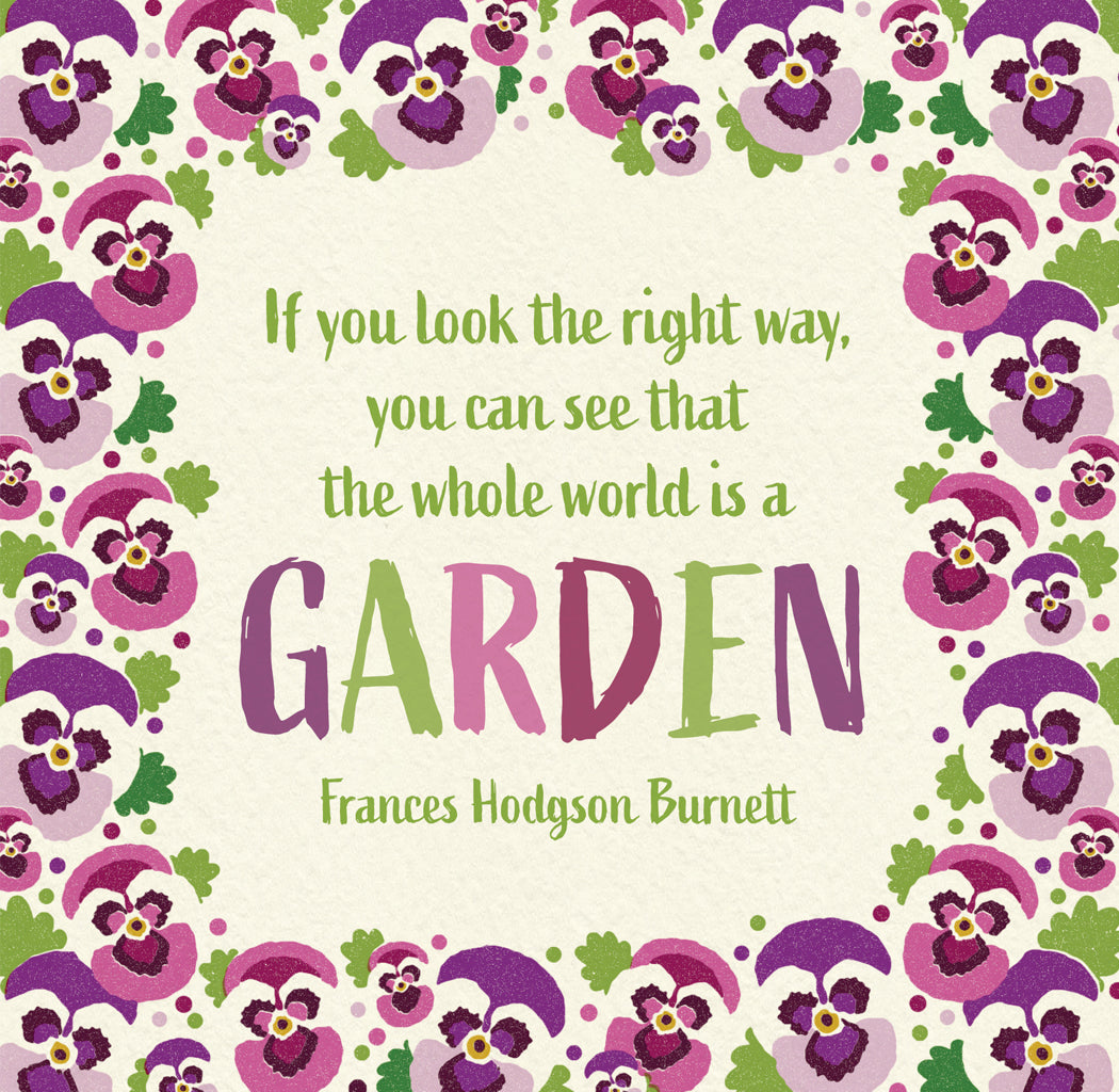 Cottage Garden Quotations, Pansies 2