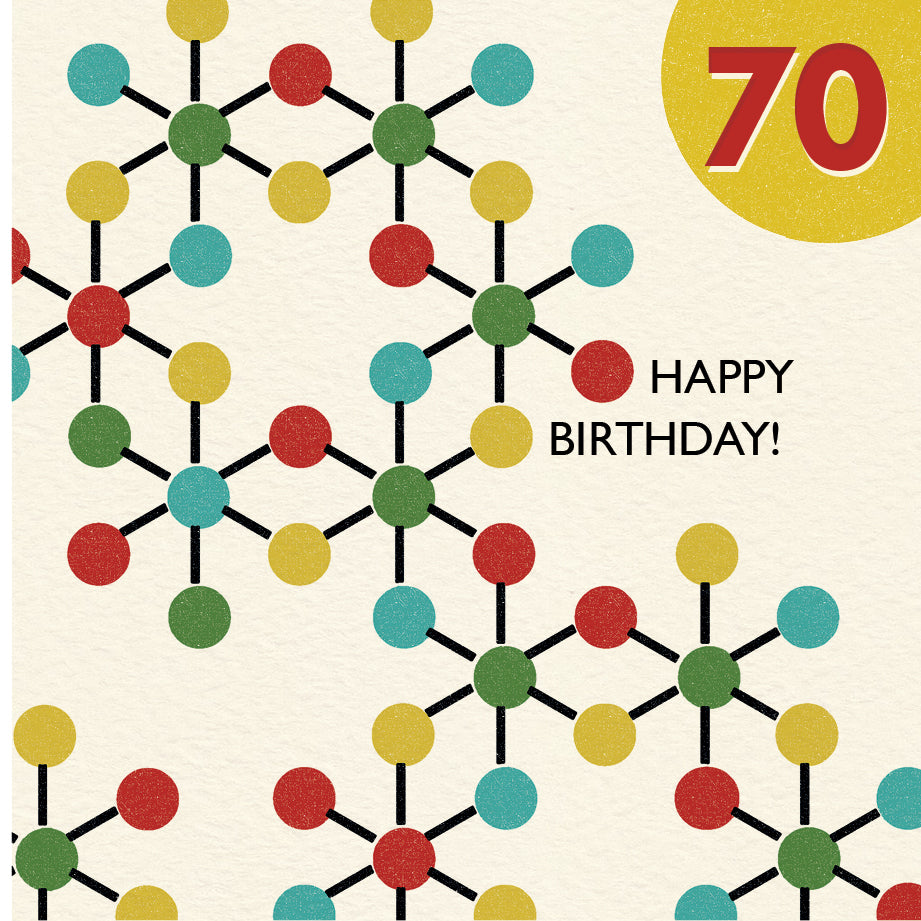 Festival Hall 70th Birthday Card, Ivory