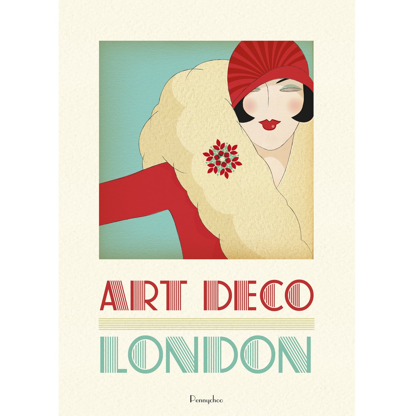 Deco Dames A3 print: London