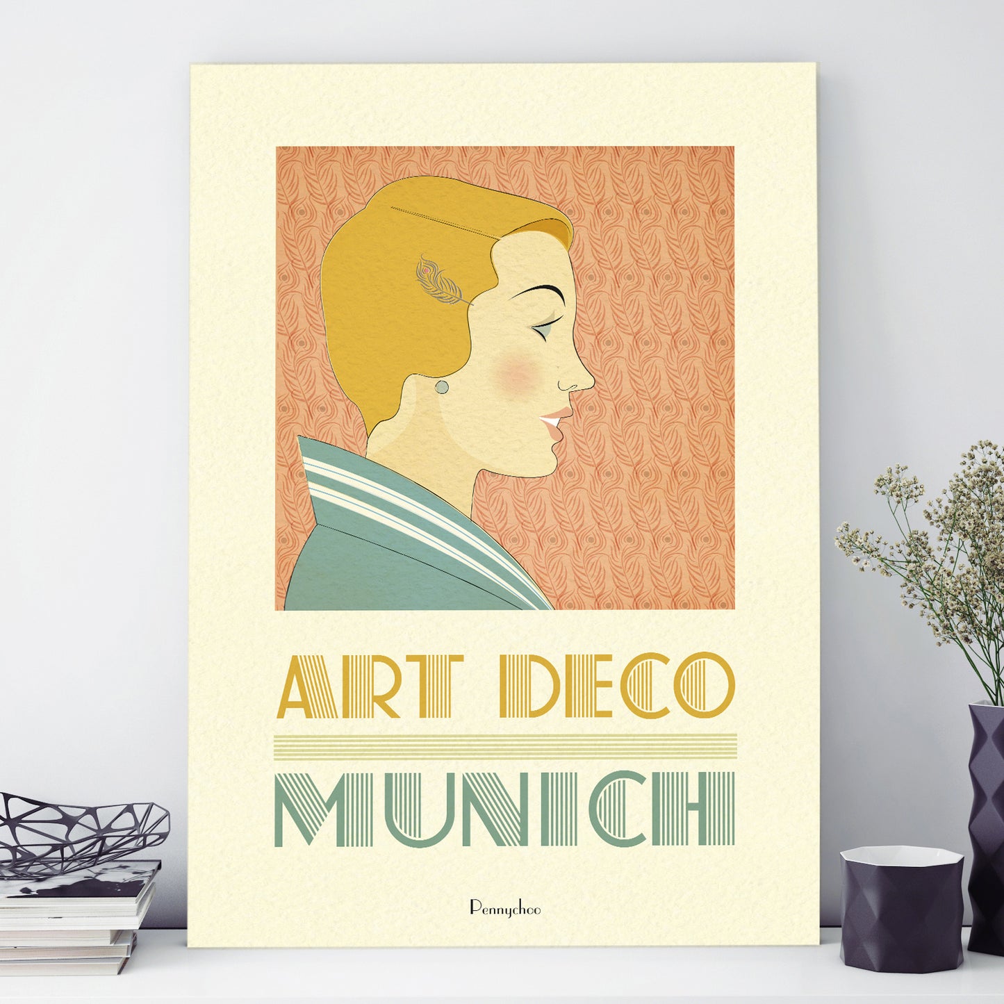 Deco Dames A3 print: Munich