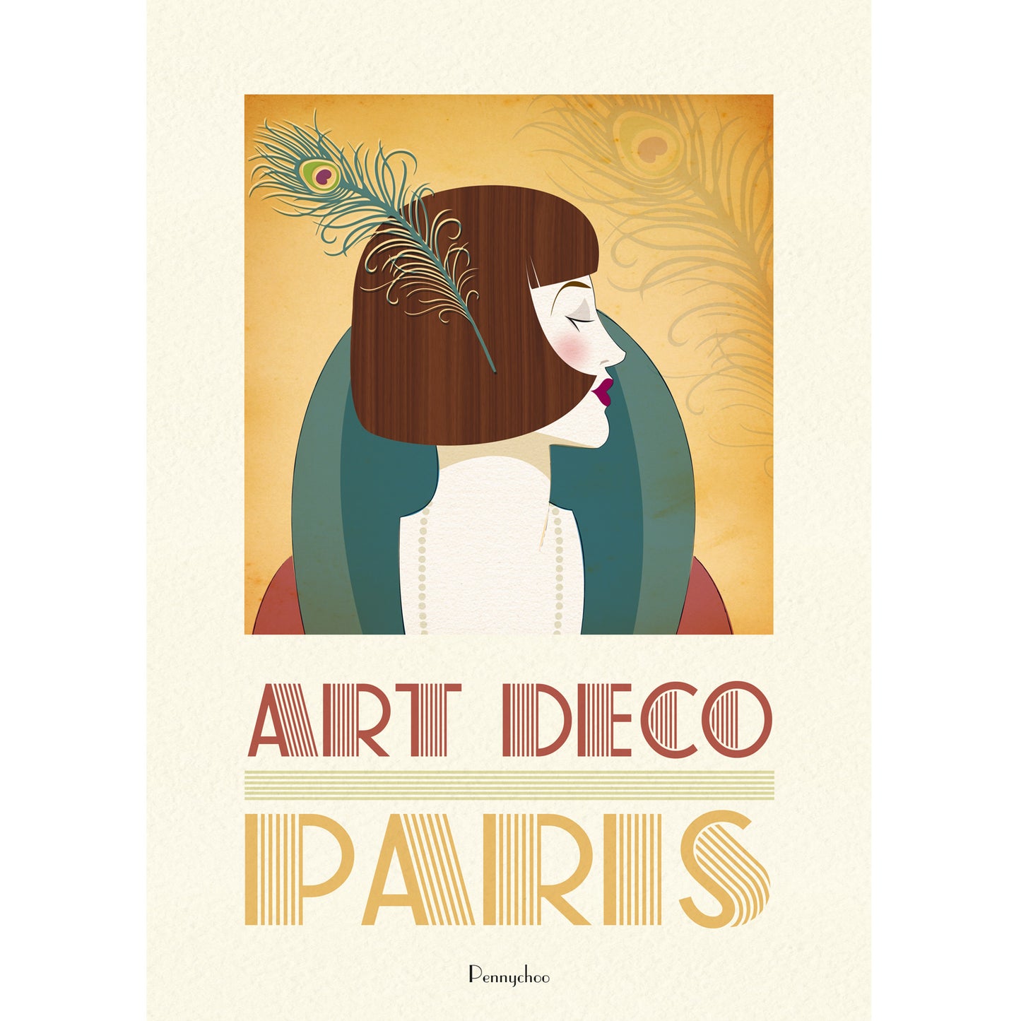 Deco Dames A3 print: Paris