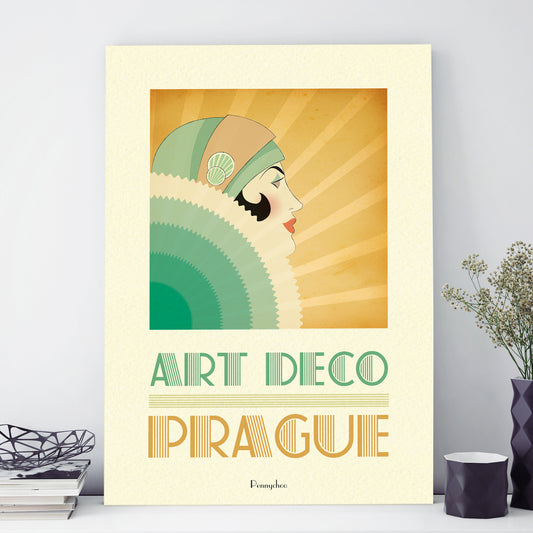 Deco Dames A3 print: Prague