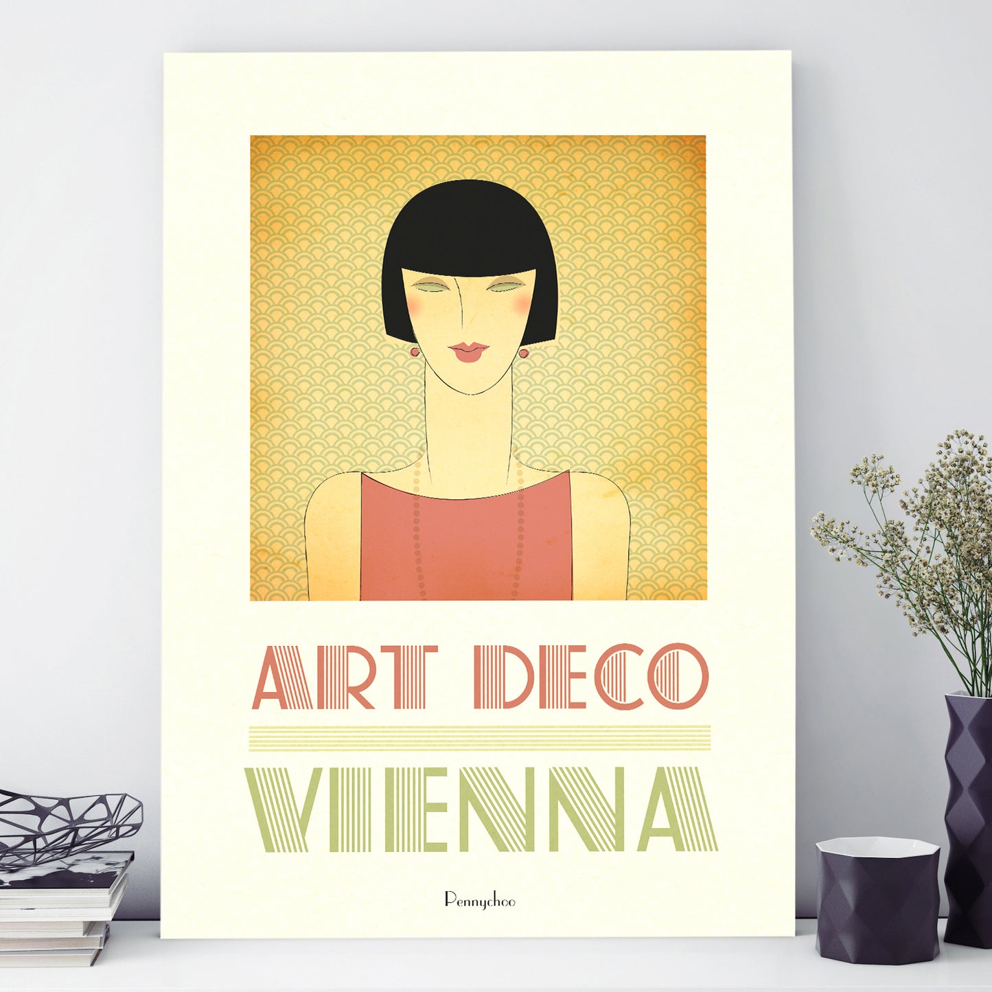 Deco Dames A3 print: Vienna