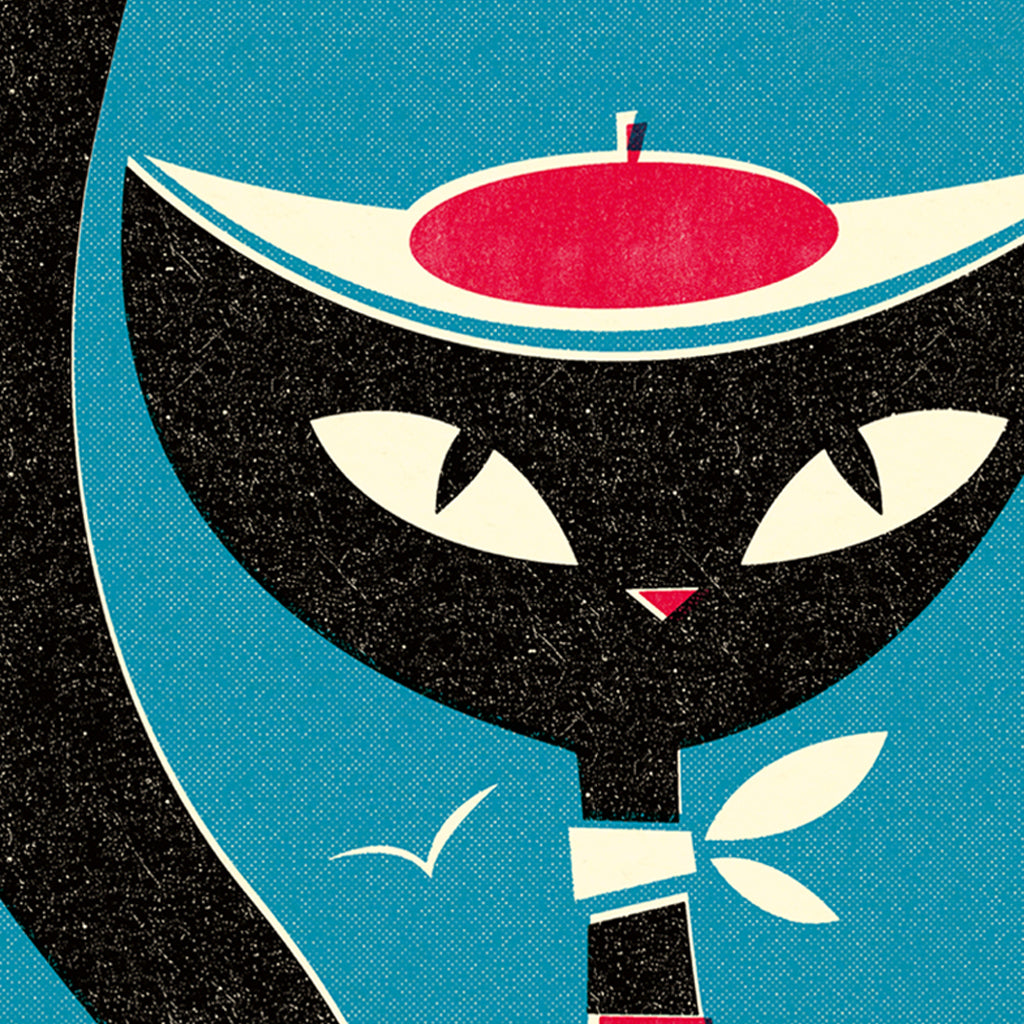 Jazz Cats A3 print: Sailor