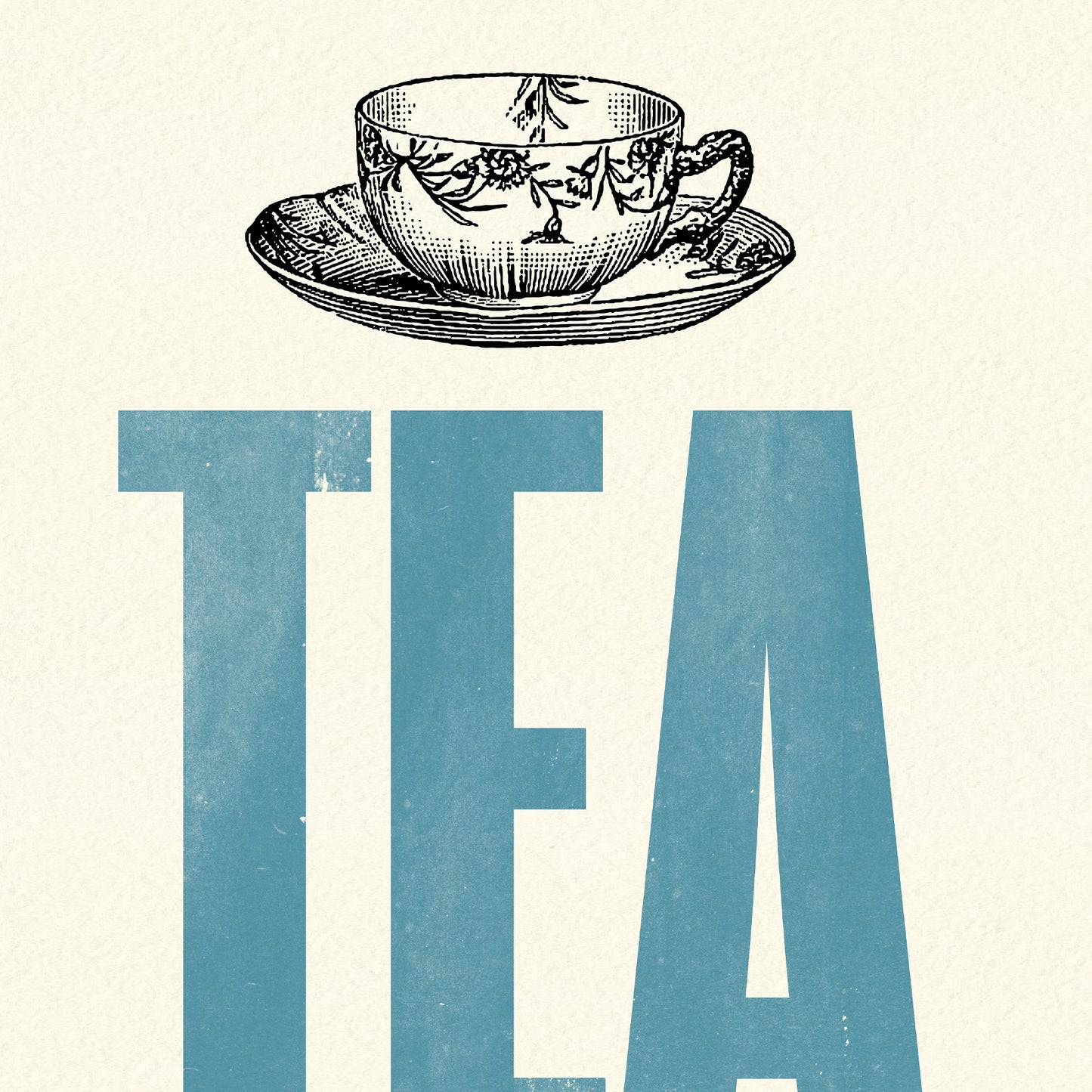 Modern Life A3 print: Tea Total