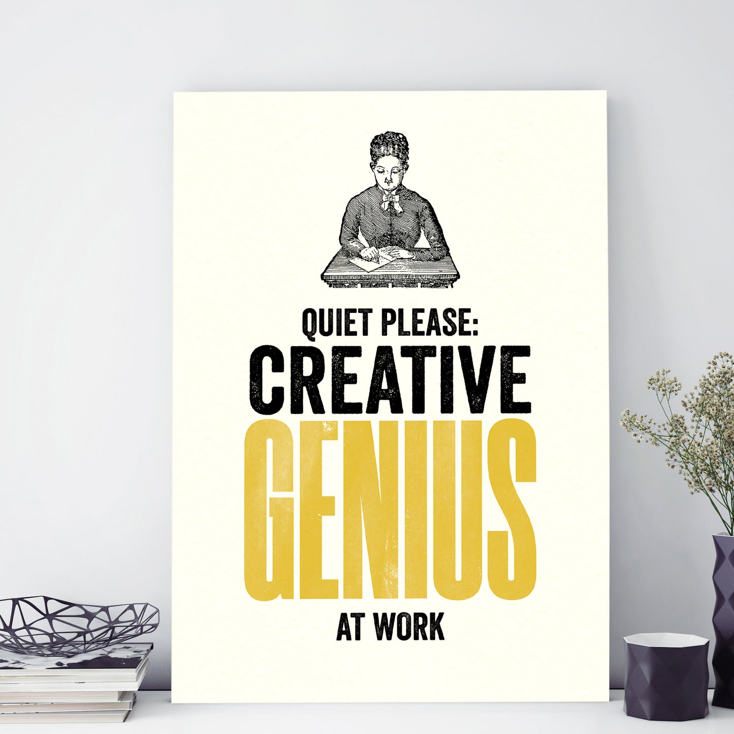 Modern Life A3 print: Creative Genius