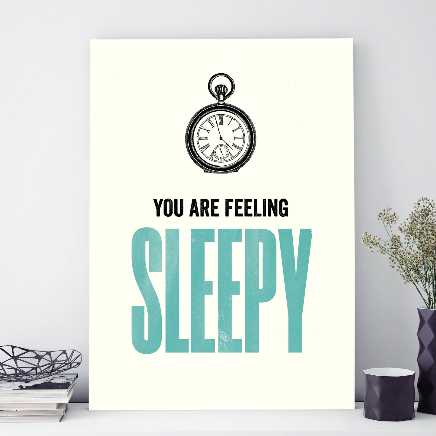 Modern Life A3 print: Sleepy