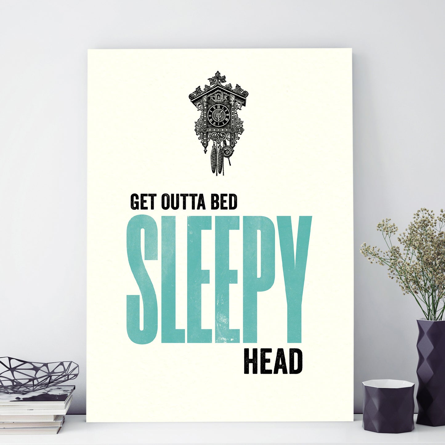 Modern Life A3 print: Sleepy Head