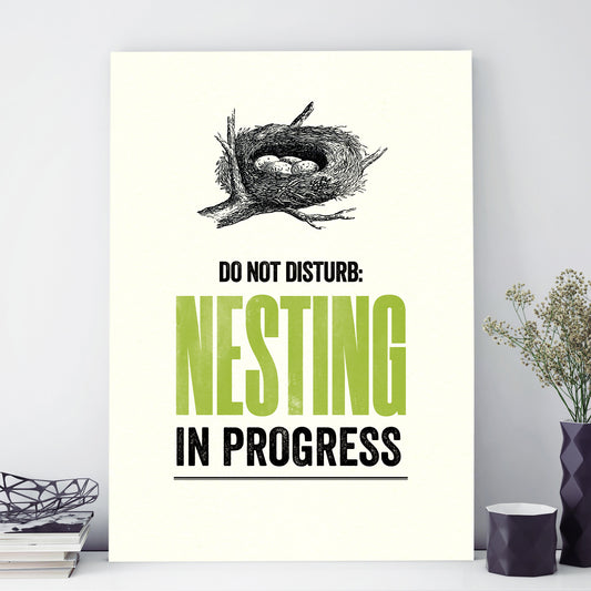 Modern Life A3 print: Nesting