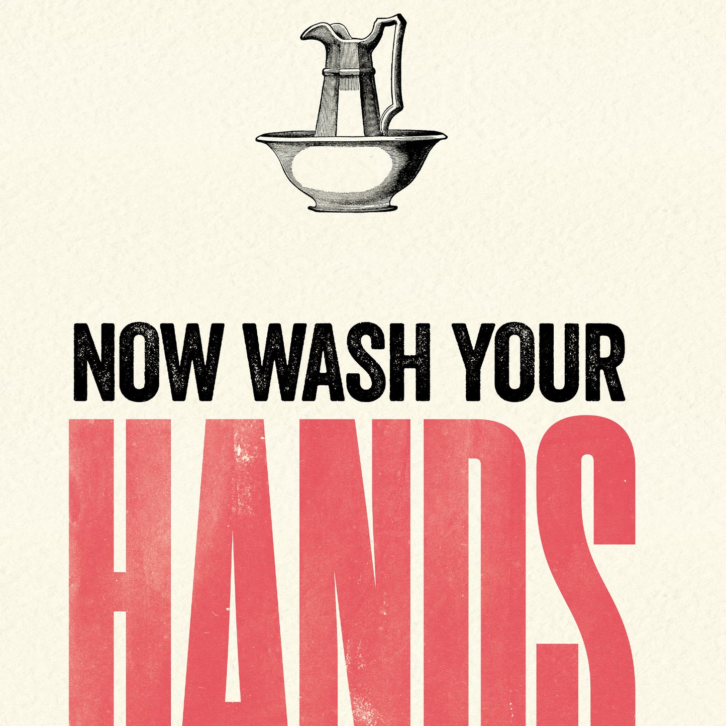 Modern Life A3 print: Wash Your Hands