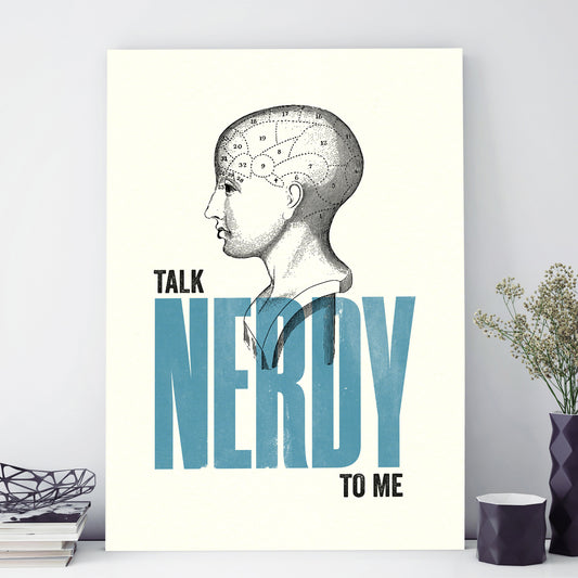 Modern Life A3 print: Nerdy