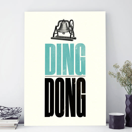 Modern Life A3 print: Ding Dong