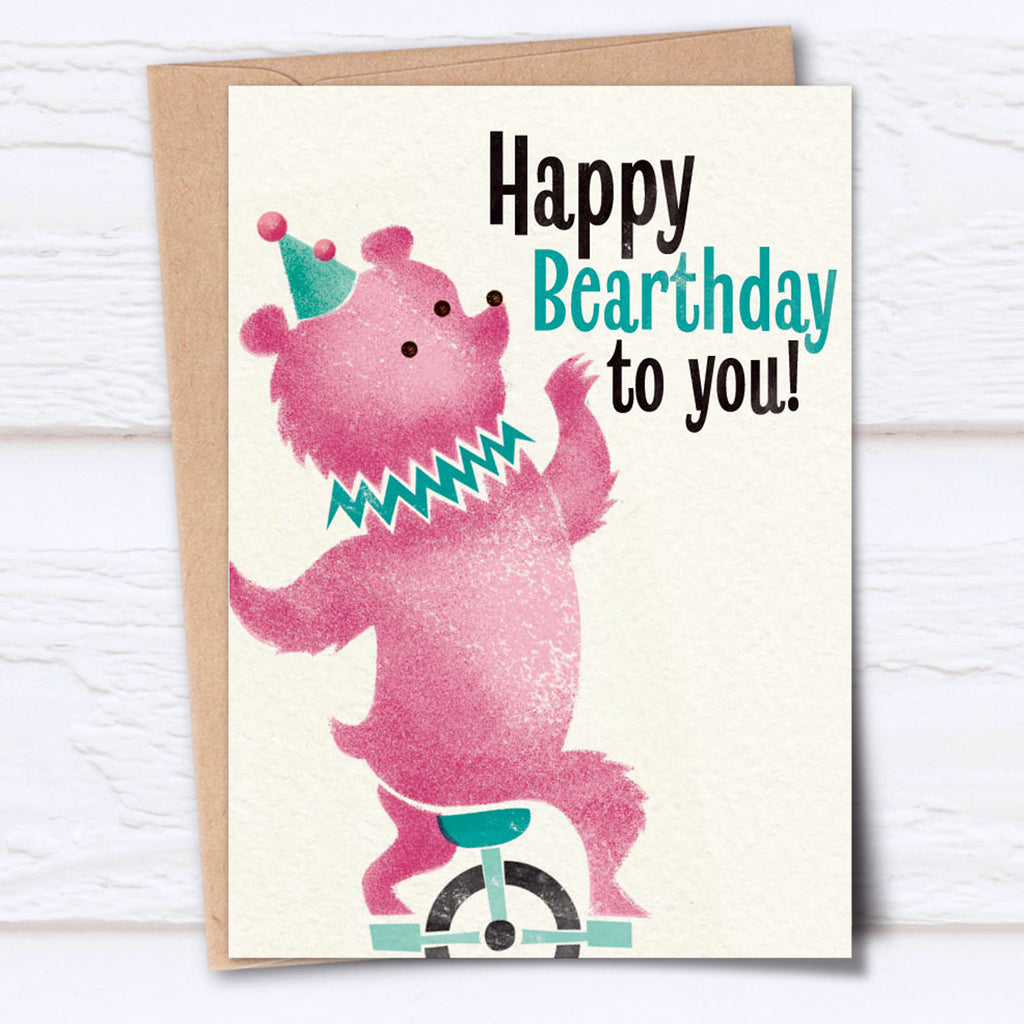 Big Top: Happy Bearthday Card