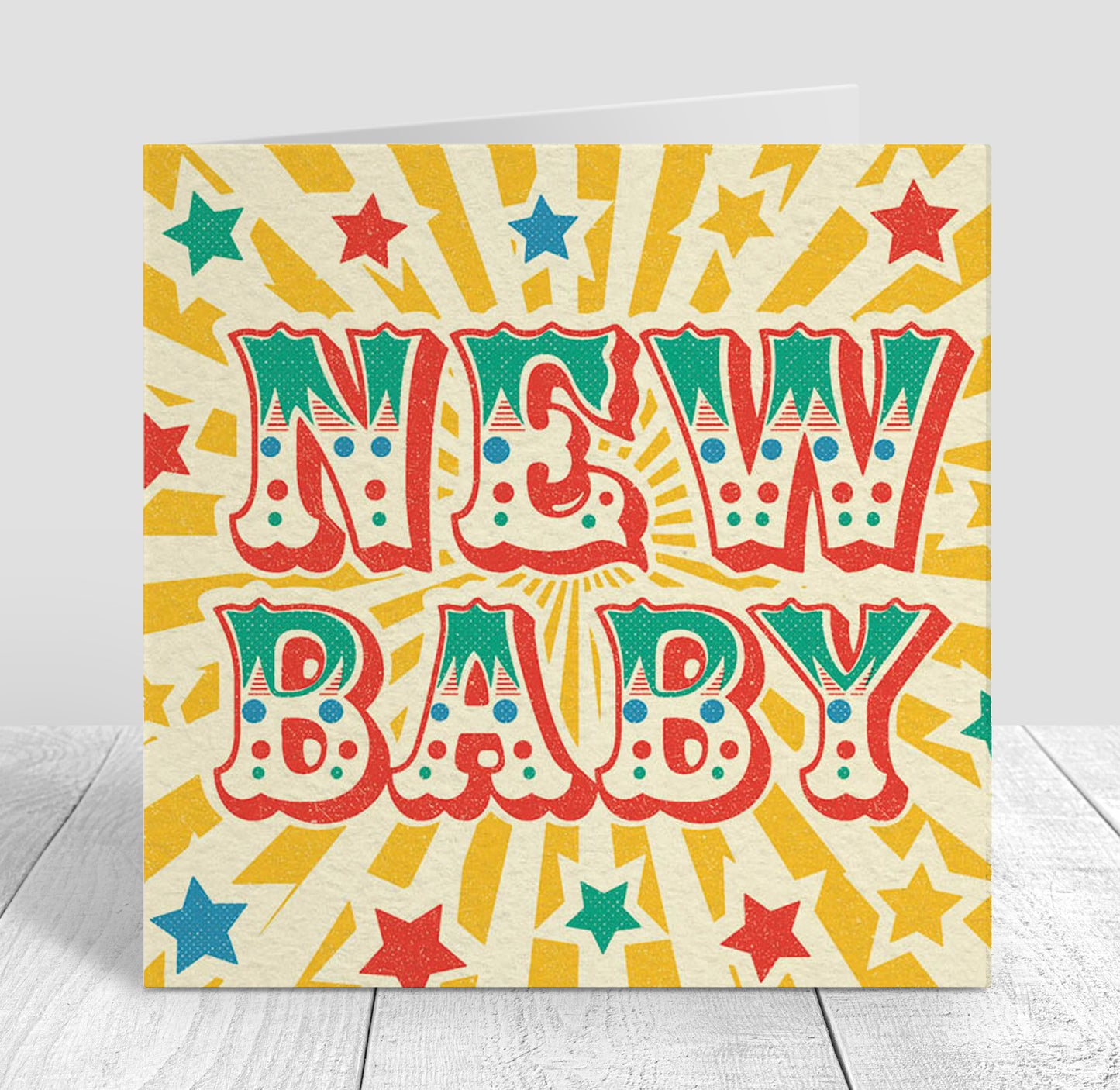 Circus Celebrations New Baby Card