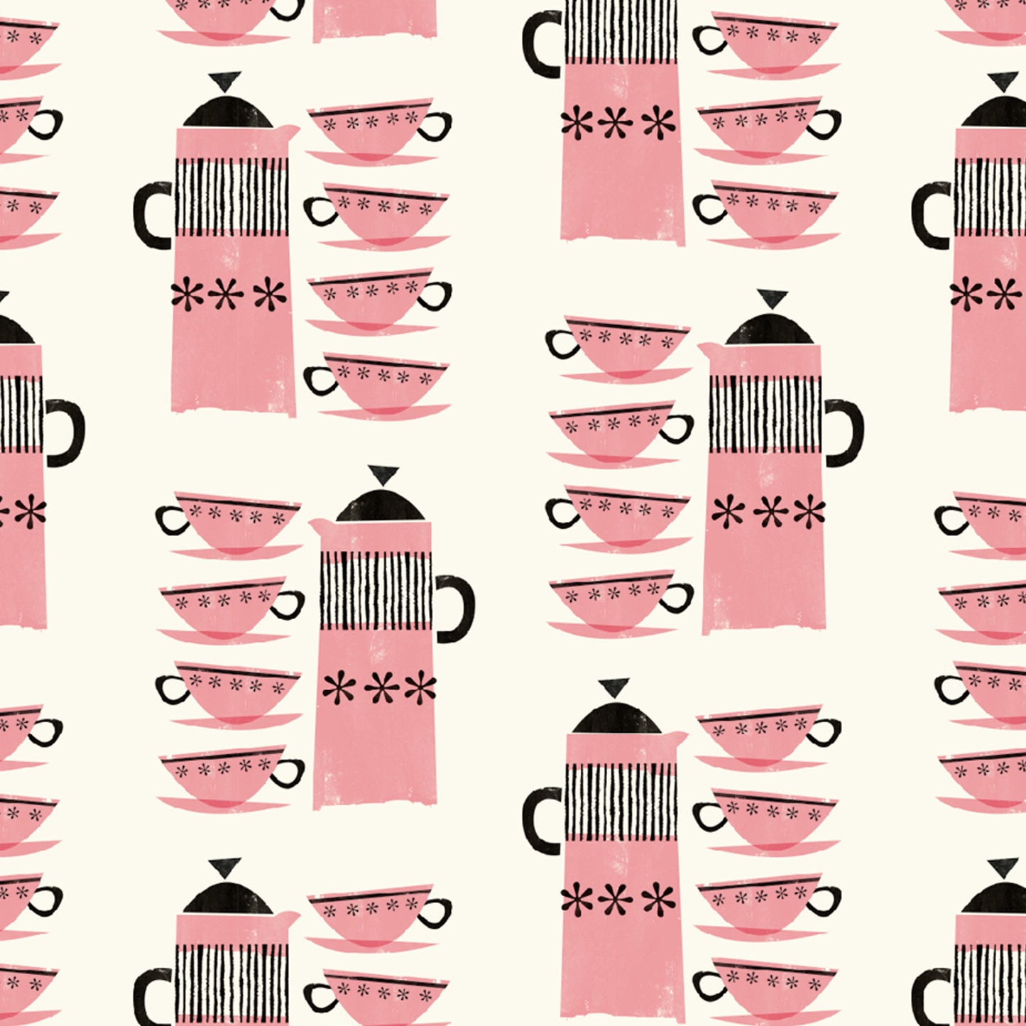 Just Patterns: Pink Coffee Pots