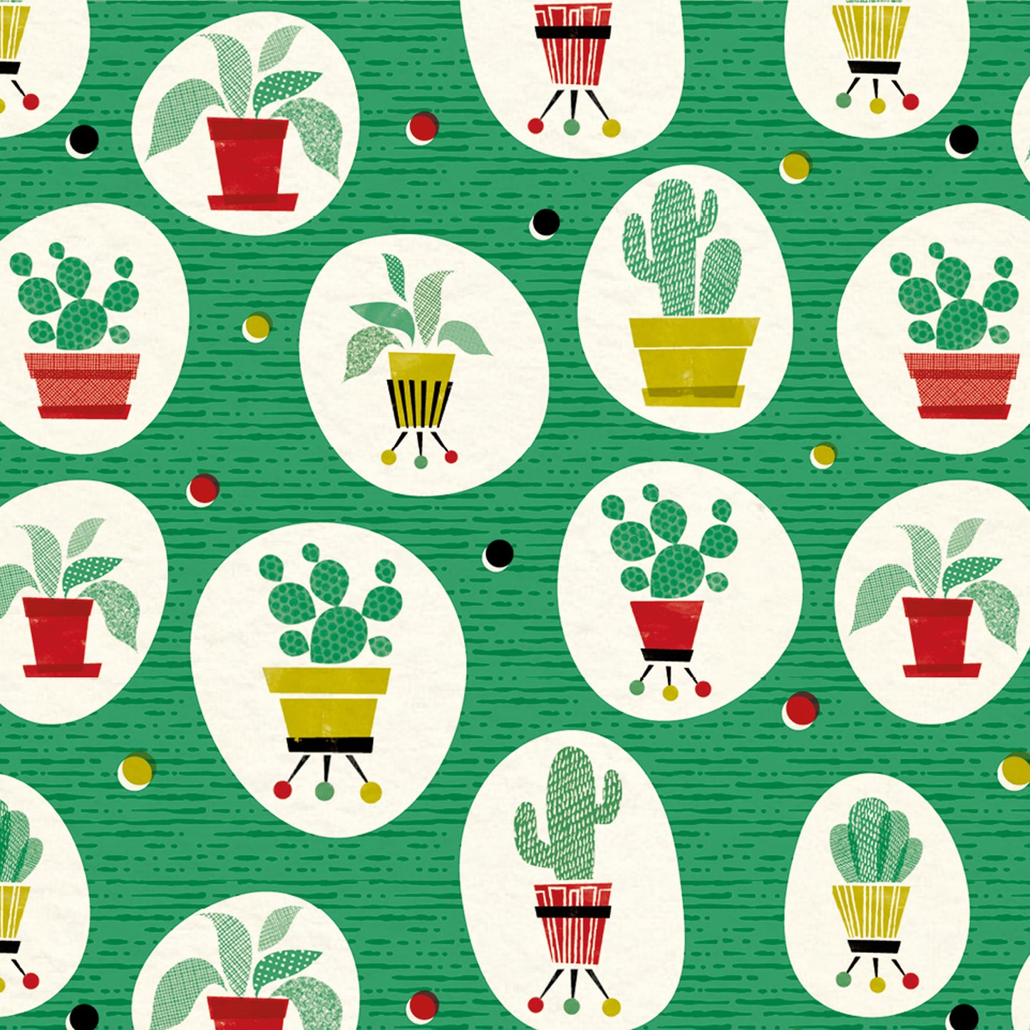 Just Patterns: Cactii, Green