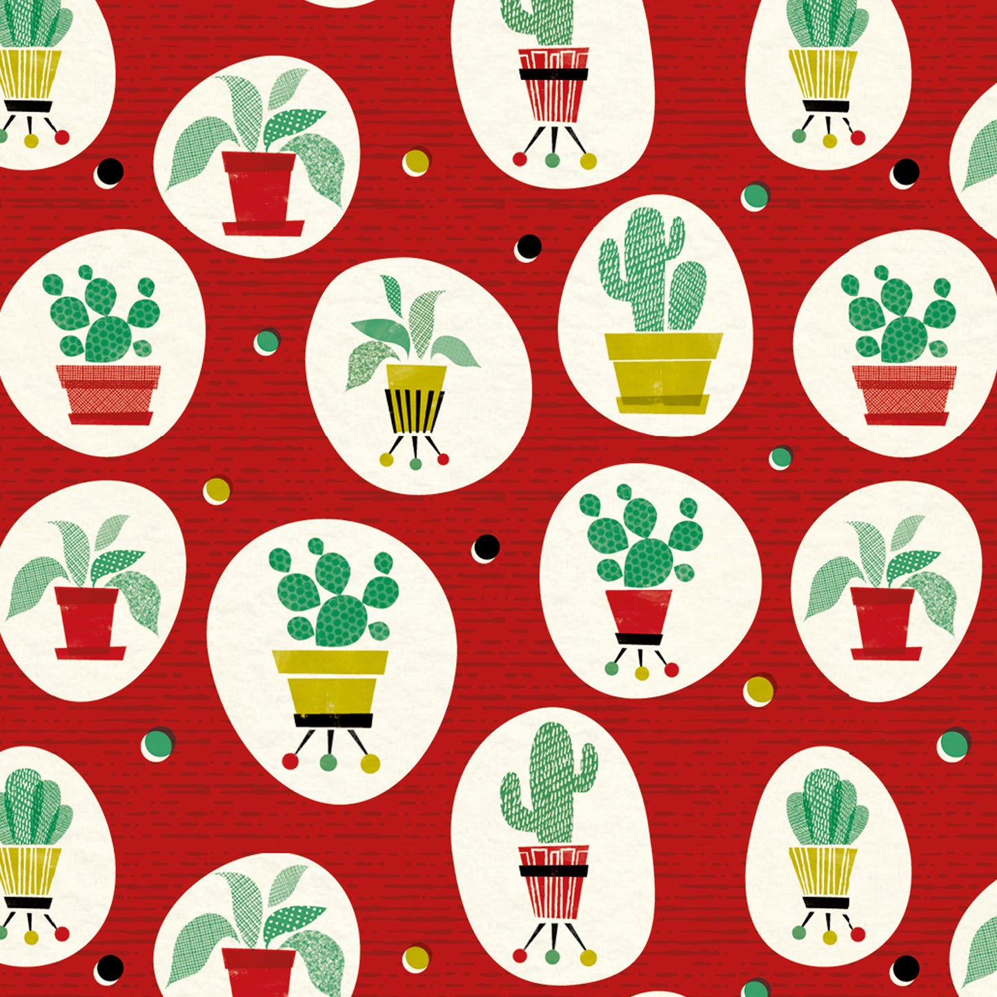 Just Patterns: Cactii, Red