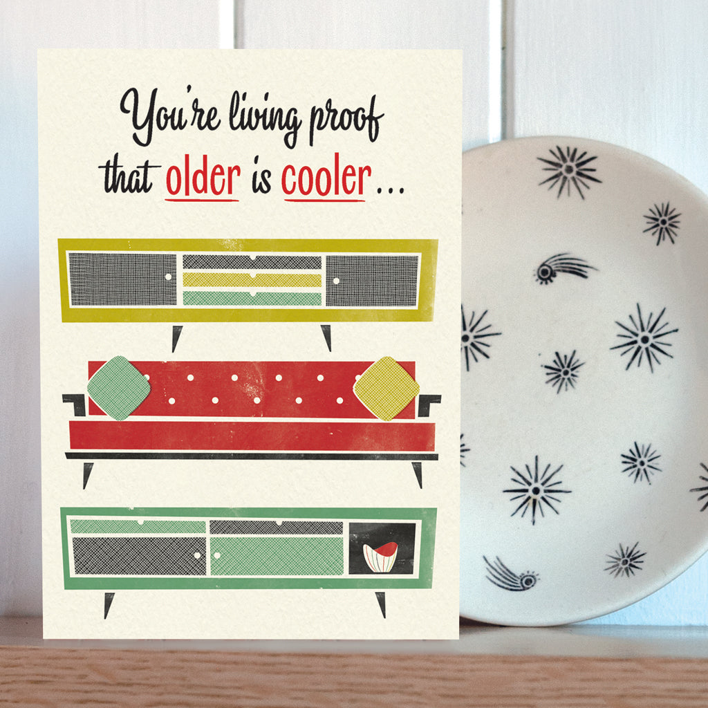 Honey, I'm Home! Sofas and Sideboards Birthday Card