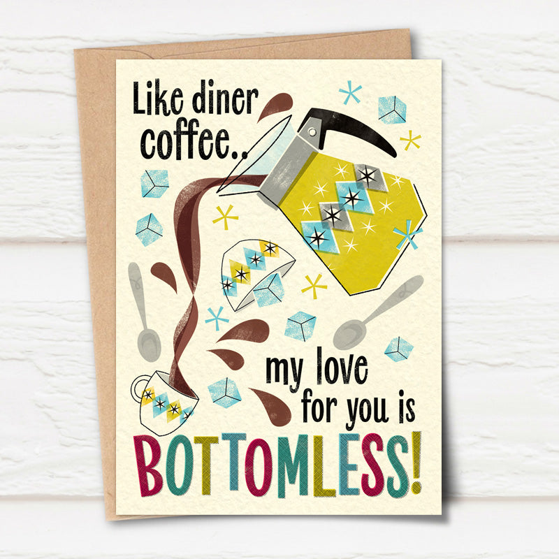 Honey, I'm Home! Bottomless Valentine Card
