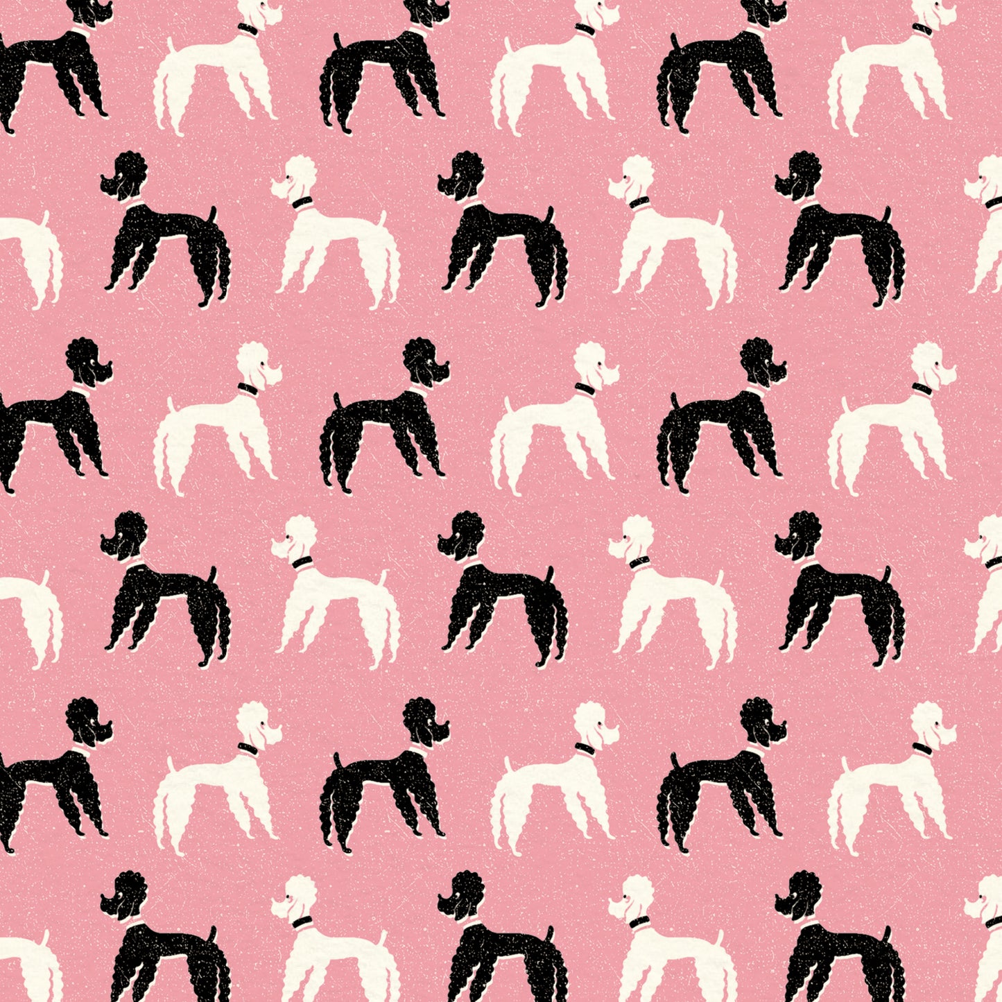 Just Patterns: Poodles, Pink