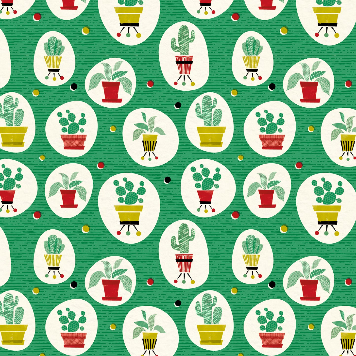 Just Patterns: Cactii, Green