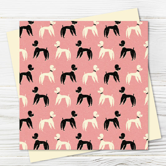 Just Patterns: Poodles, Pink