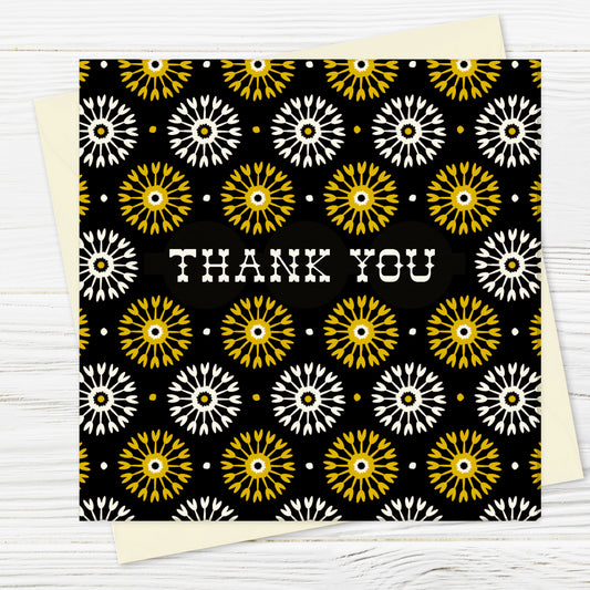 Just Thanks: Mustard Floral