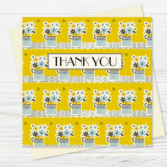 Just Thanks: Flower Jugs, Yellow