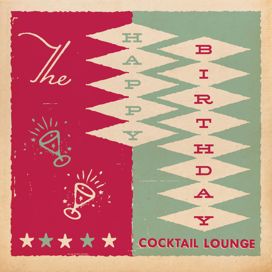 Matchbook Cocktail Lounge Birthday Card