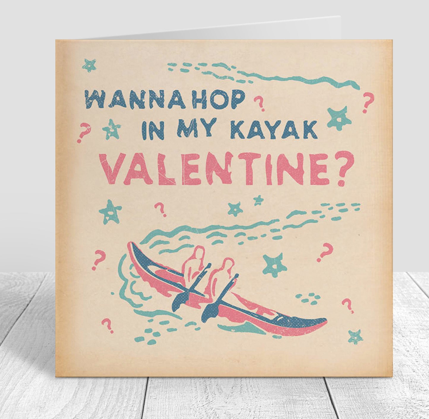 Matchbook 'Kayak' Valentine Card