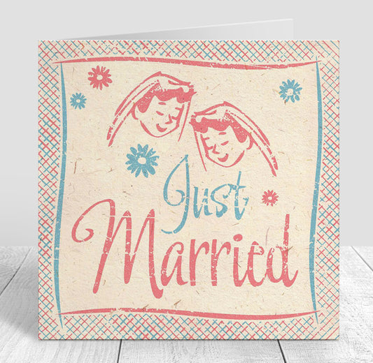 Matchbook 'Mrs & Mrs' Same Sex Wedding Card