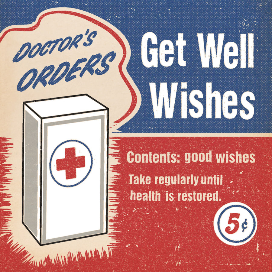 Matchbook 'Doctor's Orders' Get Well Card