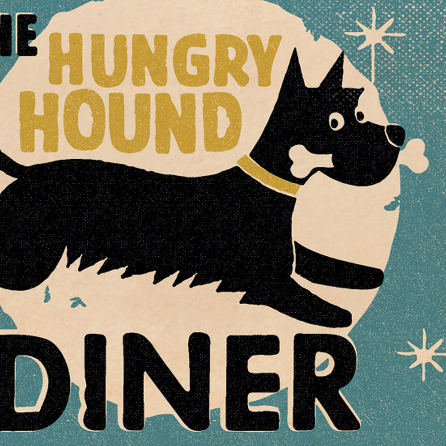 Matchbook 'Hungry Hound' Any Occasion Card, Blue