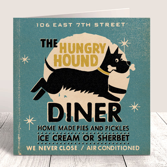 Matchbook 'Hungry Hound' Any Occasion Card, Blue