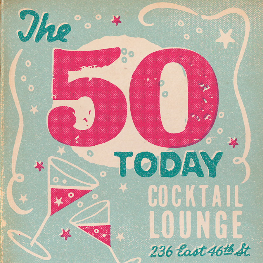 Matchbook '50 Today' Birthday Card