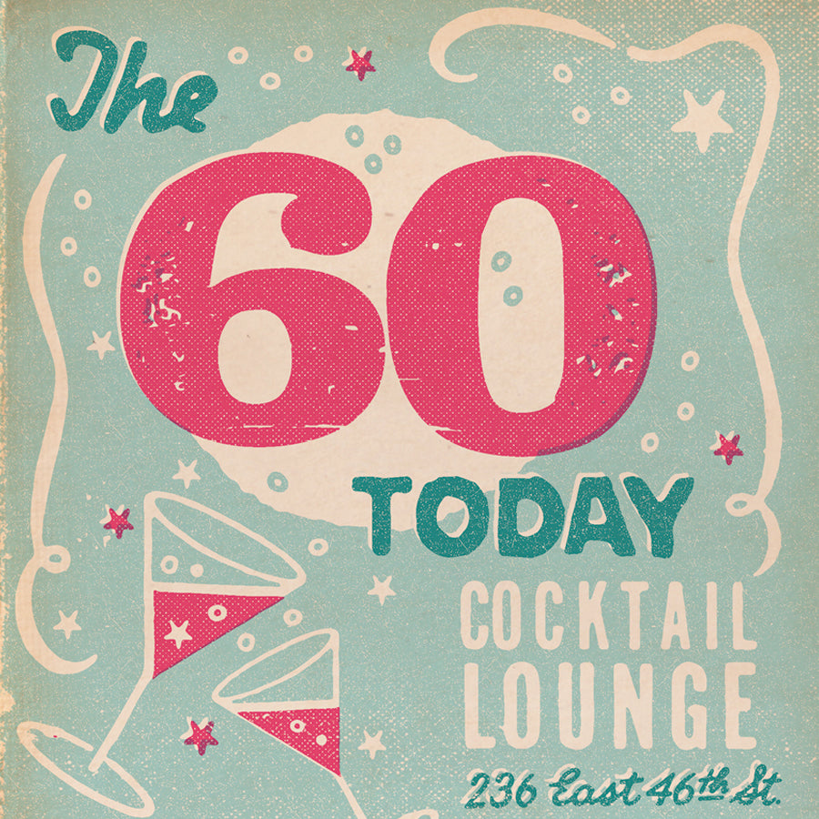 Matchbook '60 Today' Birthday Card