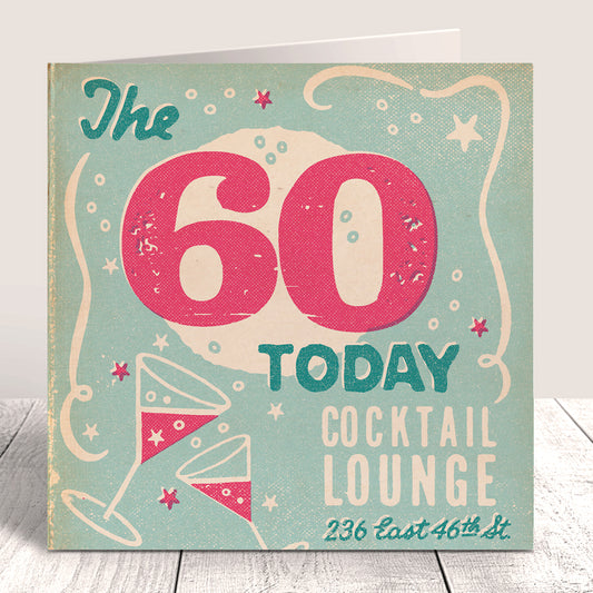 Matchbook '60 Today' Birthday Card