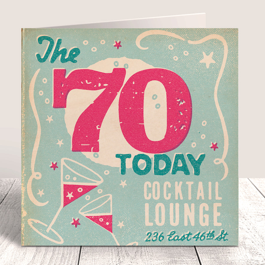 Matchbook '70 Today' Birthday Card