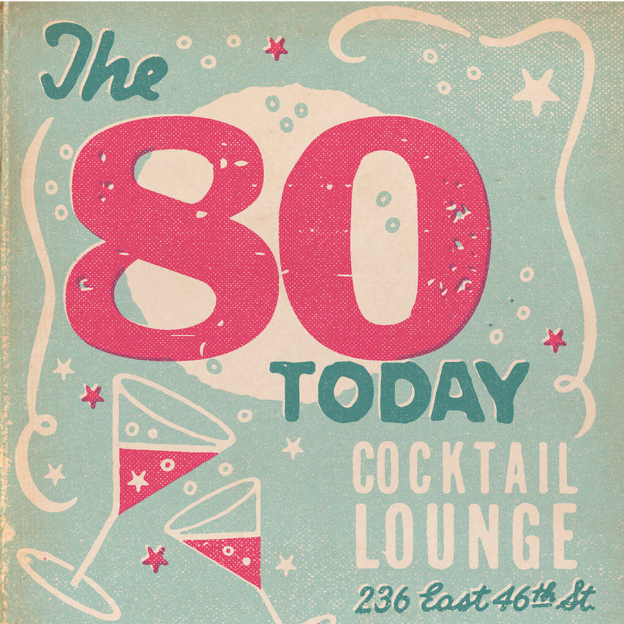Matchbook '80 Today' Birthday Card