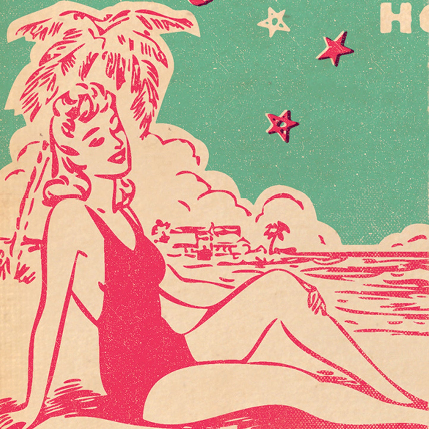 Matchbox Card: Kona Palms Hotel