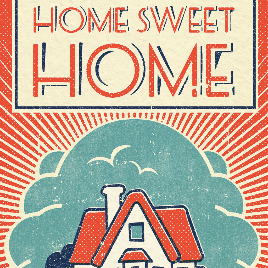 Matchbook A3 print: Home Sweet Home