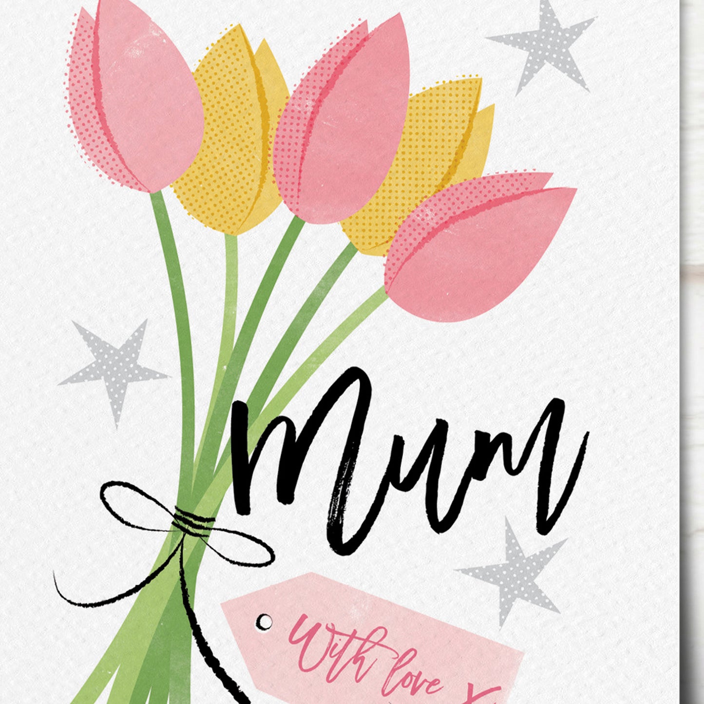 Sketchy Tulips for Mum Card, 2