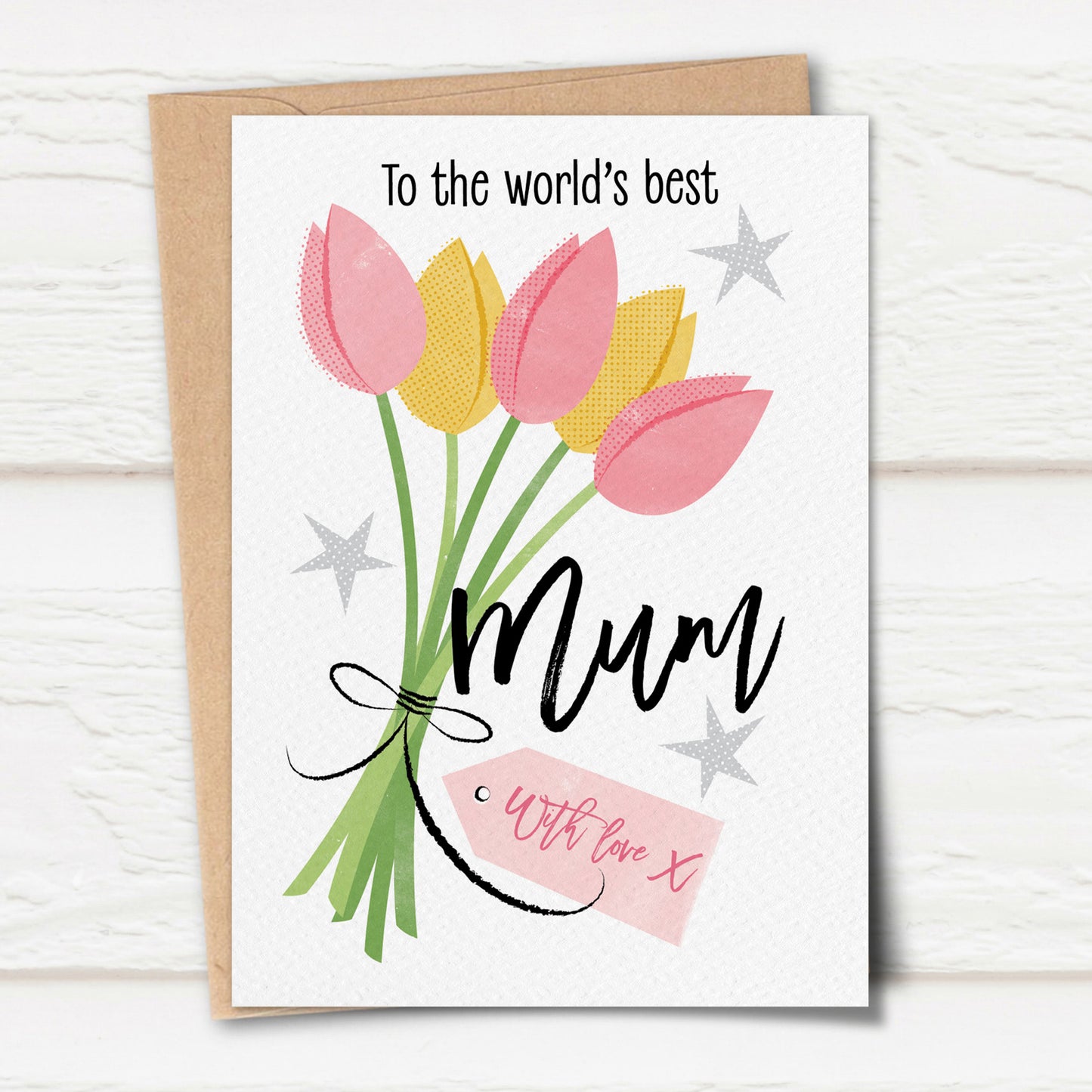 Sketchy Tulips for Mum Card, 2