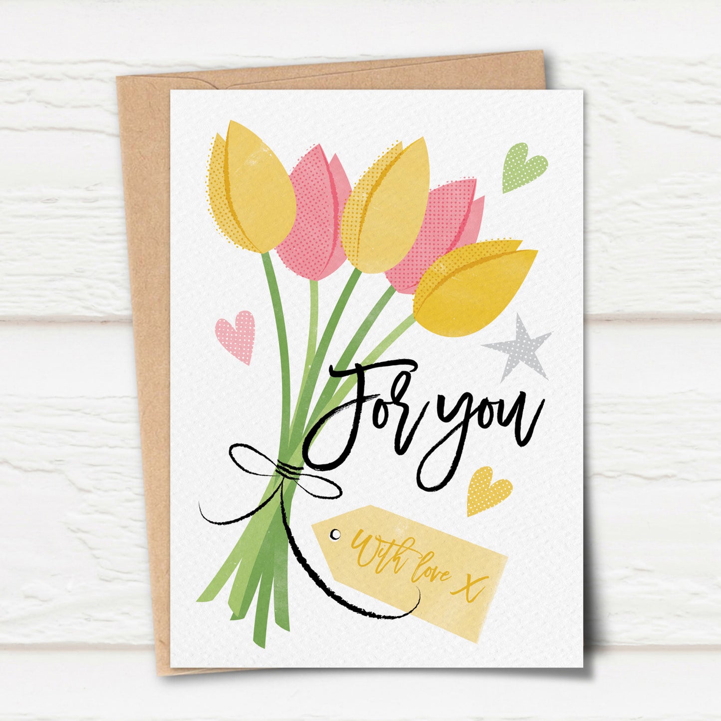 Sketchy Tulips for Nana Card, 2