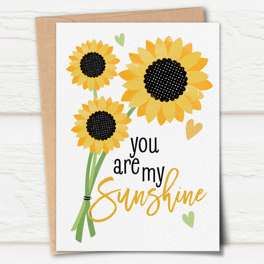 Sketchy 'You Are My Sunshine' Card