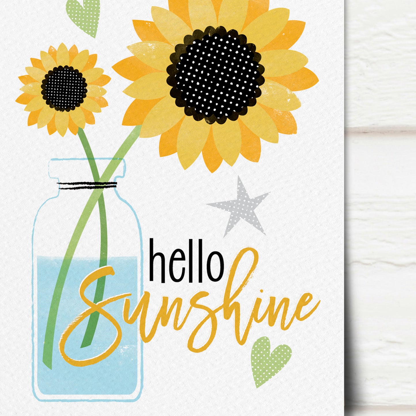 Sketchy 'Hello Sunshine' Card