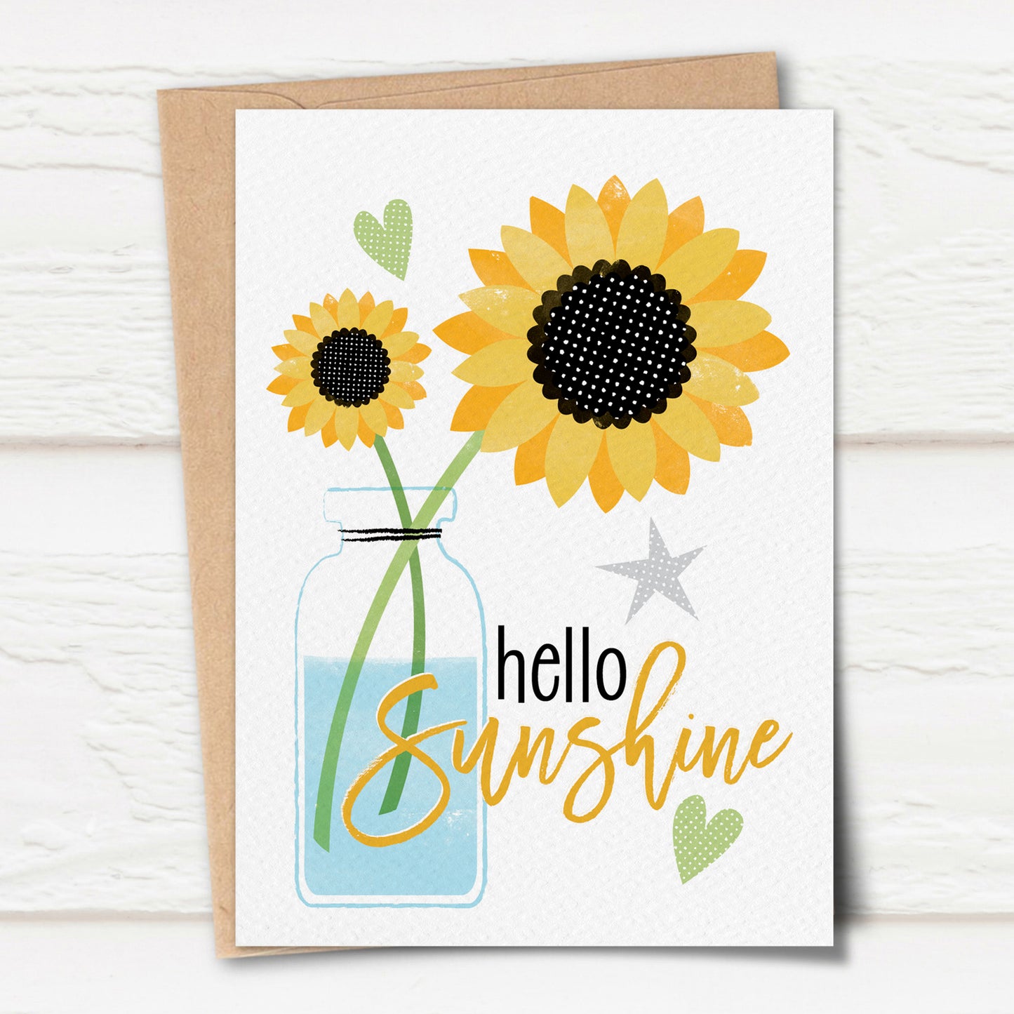 Sketchy 'Hello Sunshine' Card