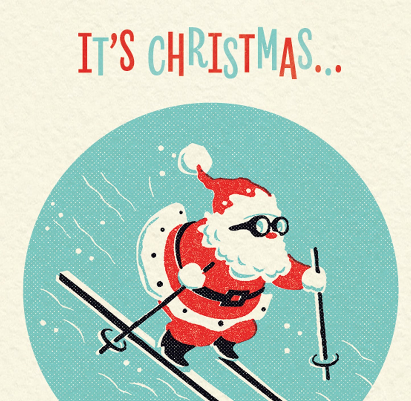Stunt Santa Christmas Card: 2