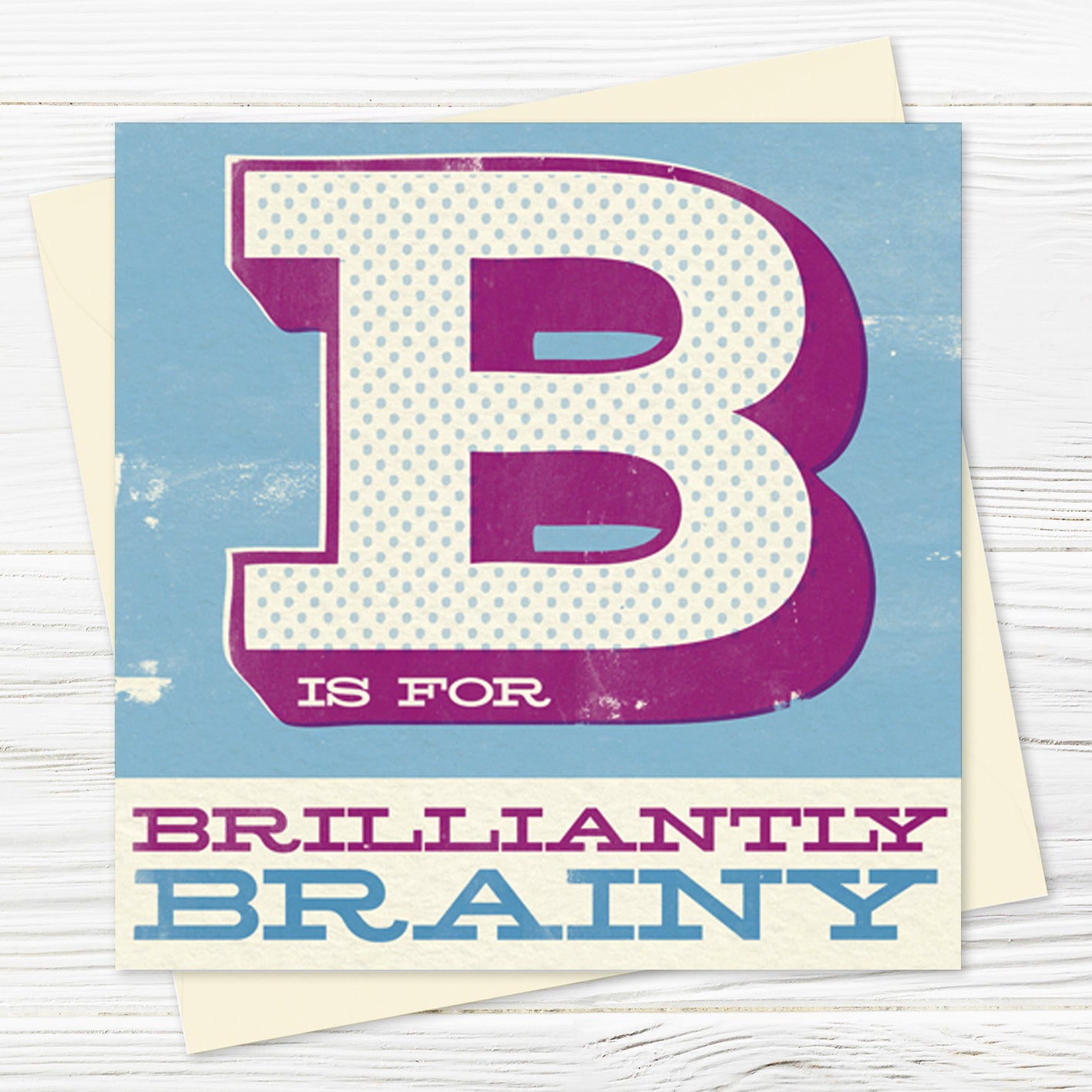 Uppercase Brilliantly Brainy Card