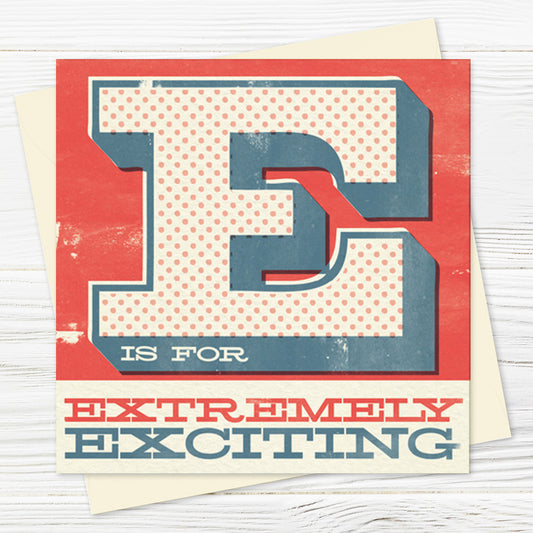 Uppercase Extremely Exciting Card